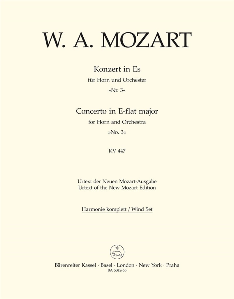 Horn Concerto 3 E flat K447